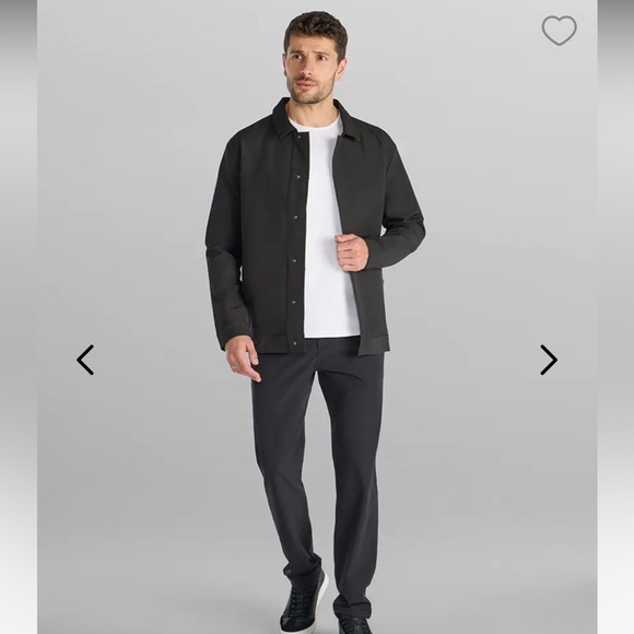 BYLT men’s district jacket black stretch classic size XL snap button up - Picture 5 of 16